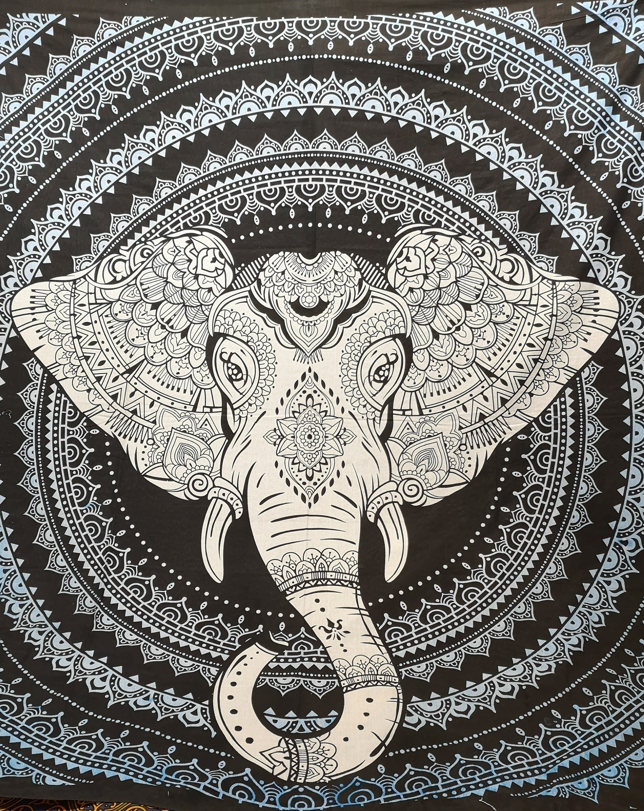 Elephant Mandala Leggings - XS