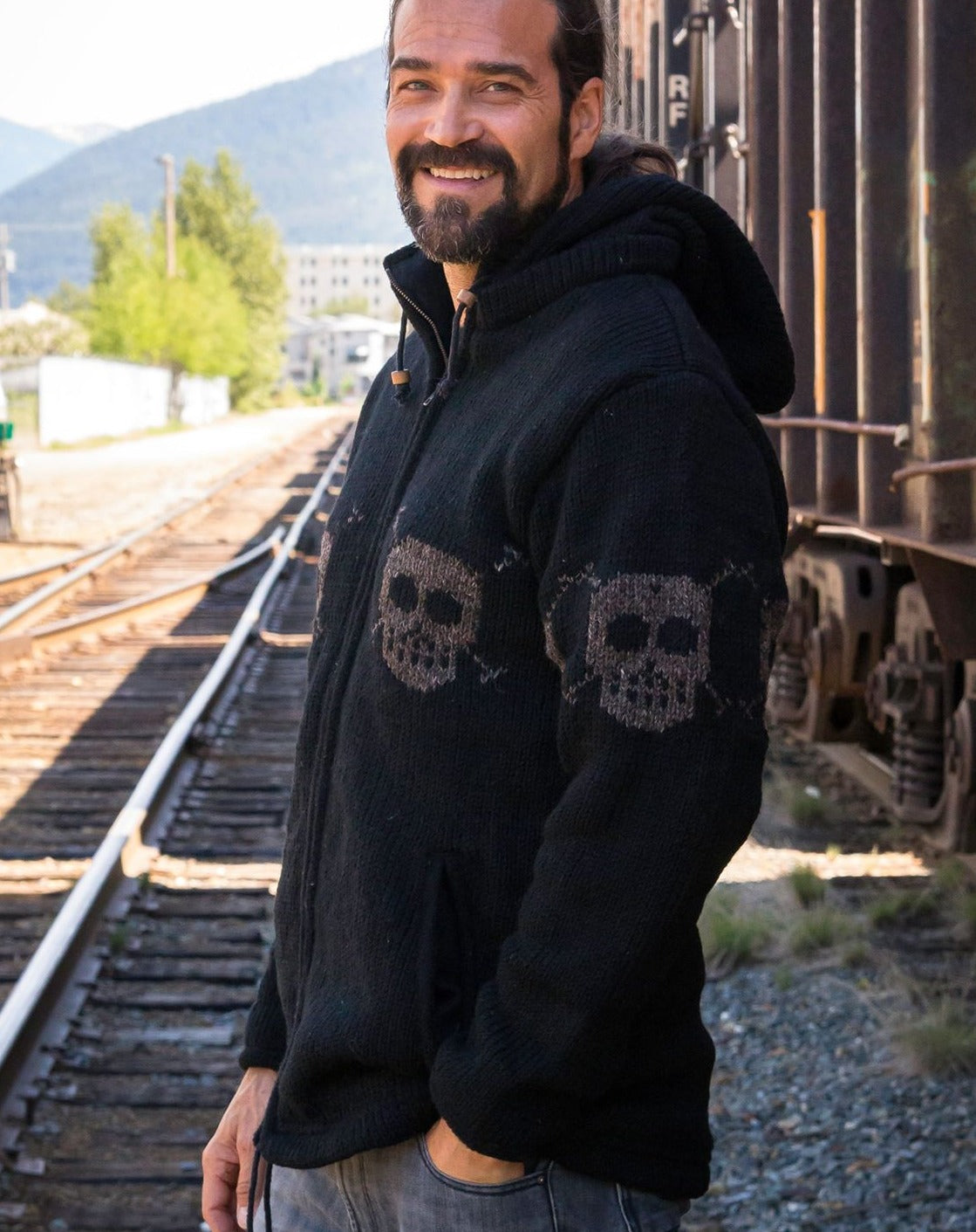 Skull Wool Jacket – Arcane Coda
